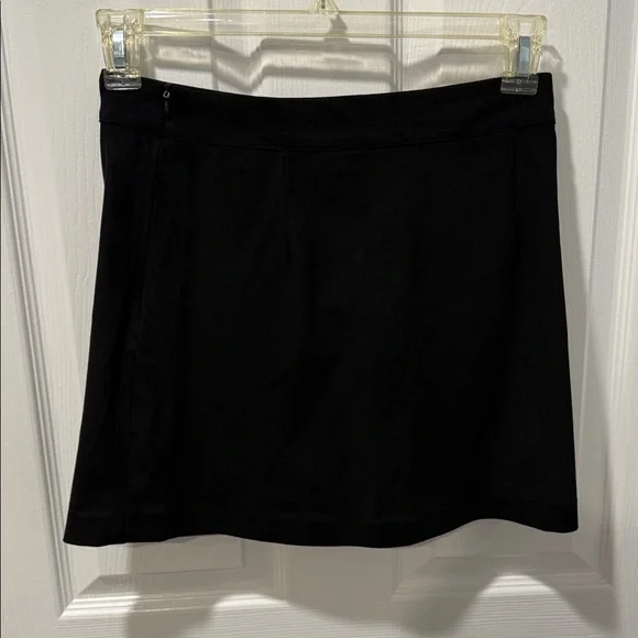 Zara Black Mini Skirt with tie detail - Picture 3 of 4